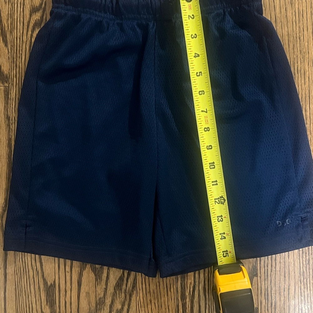 Boy’s Navy Blue Athletic Shorts - Picture 3 of 3